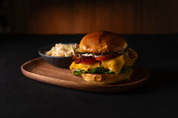 Menú hamburguesa pollo con side